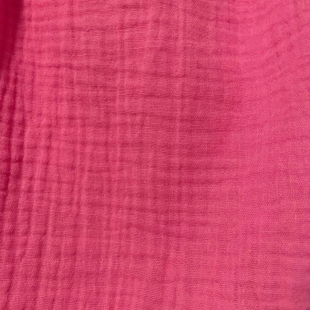 Pink Lily Cami Tank Pink Distressed‎ Gauze Cotton Boho Summer Women Medium